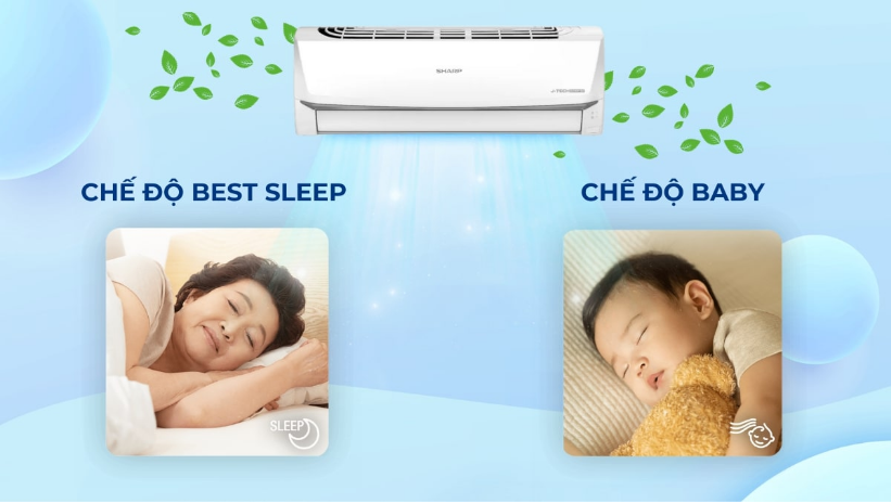 Máy lạnh - Sharp Inverter 2.0 HP AH-X18ZEW - Xuất xứ Thái Lan